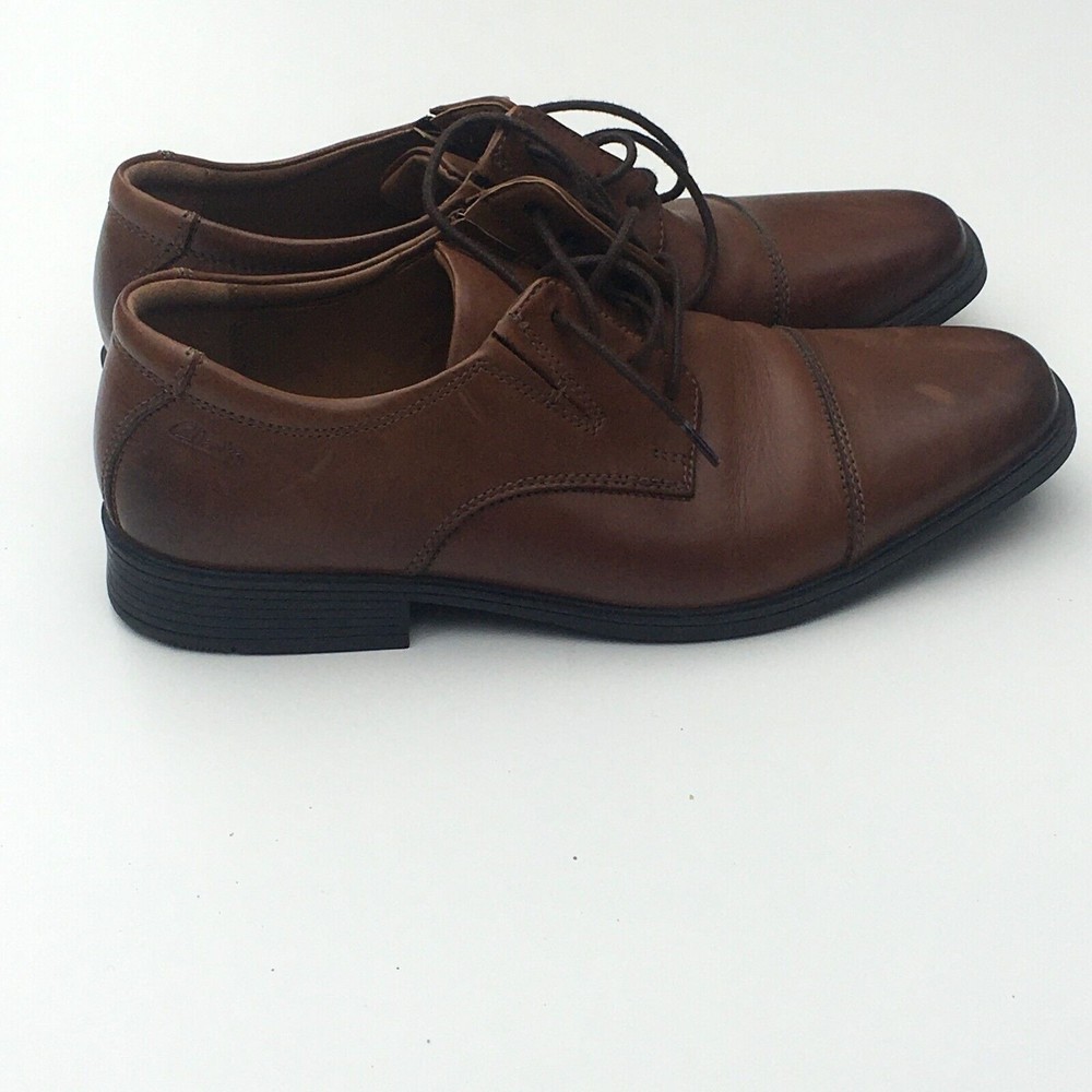 Collection by Clarks Men's Sz 9.5 US/ EUR 42.5 Leather Dress Shoes Oxfords Brown